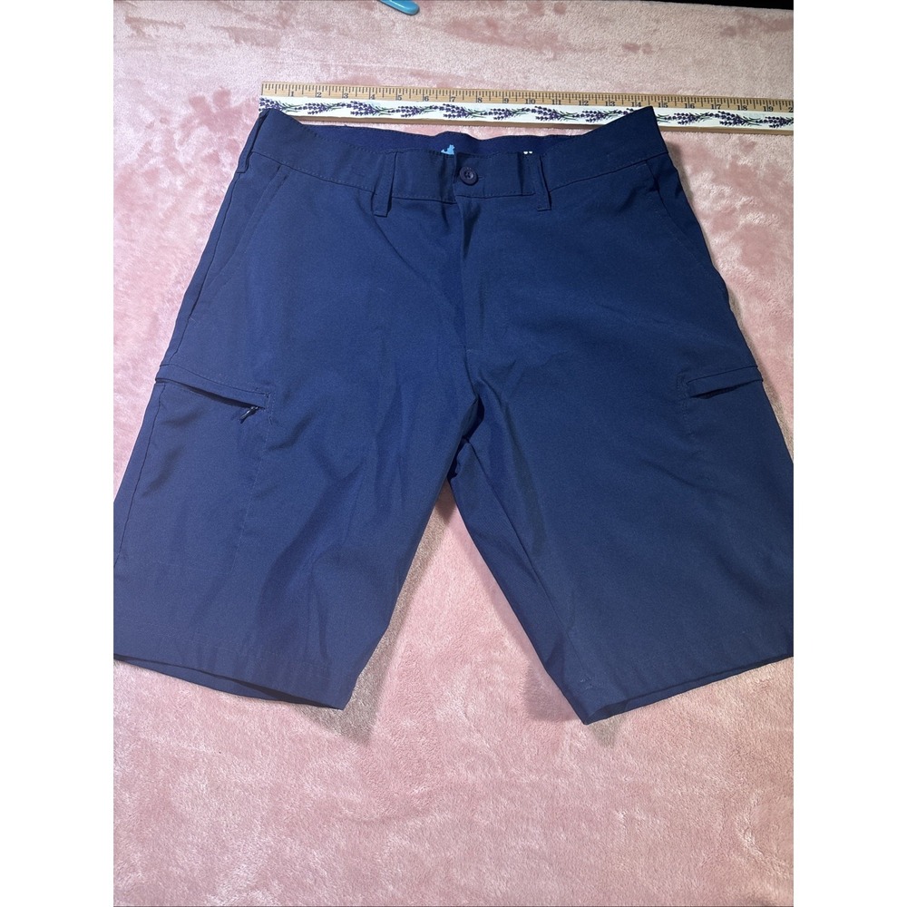 Nat Nast‎ Men's Microfiber Navy Blue Shorts Sz 30. Cargo